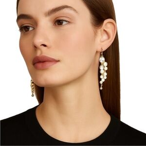SUGARFIX by BaubleBar Gold and Silver Statement Crystal Earrings